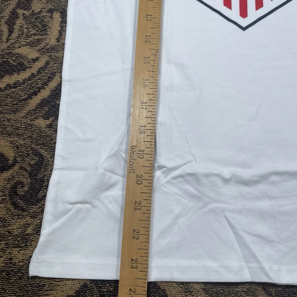 Team USA Soccer Crest White Nike Athletic Cut T-Shirt Youth Size Medium New